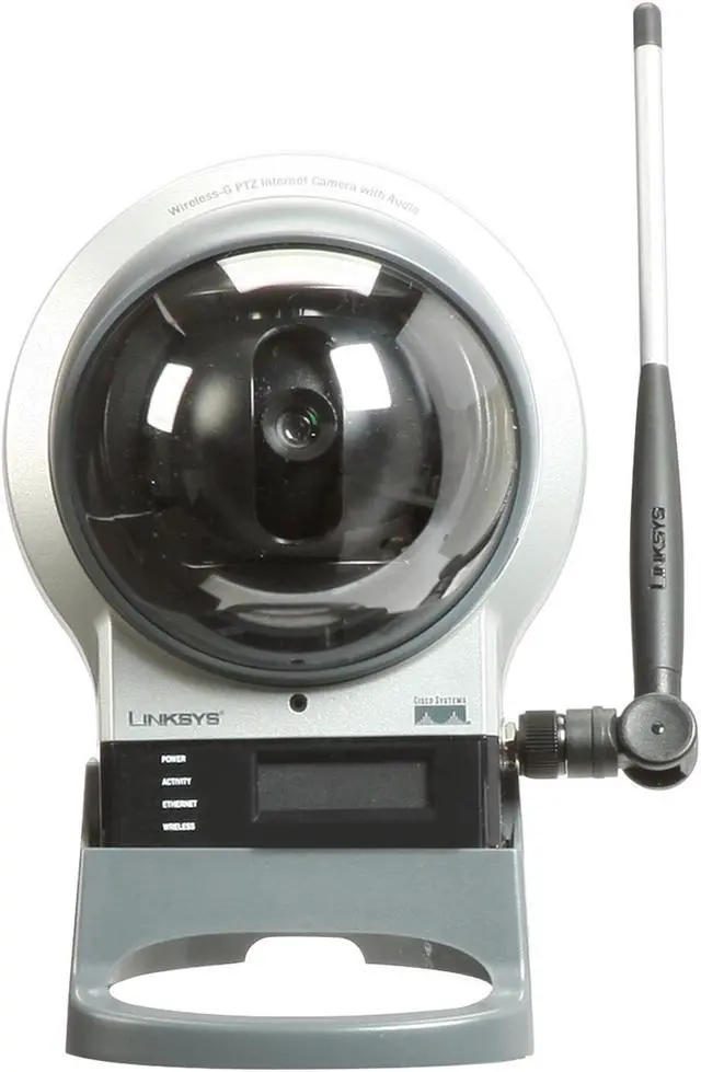 Alt view image 2 of 6 - Cisco Small Business Wireless-G IP Camera with 2-Way Audio / Pan-Tilt-Zoom (WVC210)