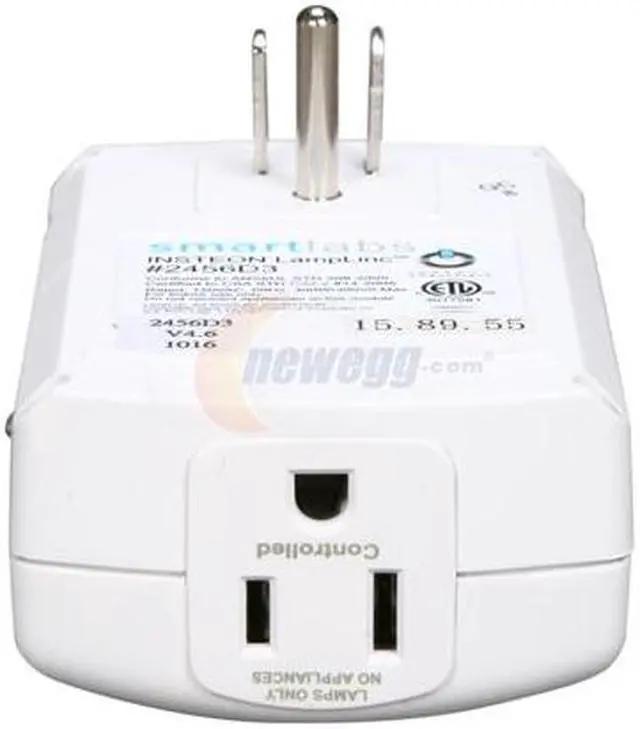 Alt view image 3 of 4 - SmartLabs 2456D3 LampLinc - INSTEON Plug-In Lamp Dimmer Module, 3-Pin