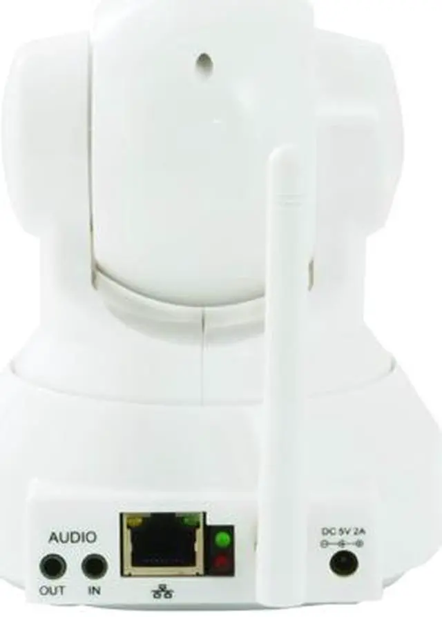 Alt view image 2 of 2 - INSTEON Wireless Pan/Tilt IP/Network Camera, Wht (75790WH)