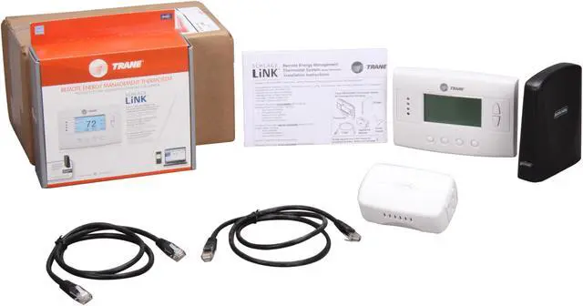 Alt view image 8 of 8 - Schlage TSK400BBX LiNK Remote Energy Management Thermostat Starter Kit