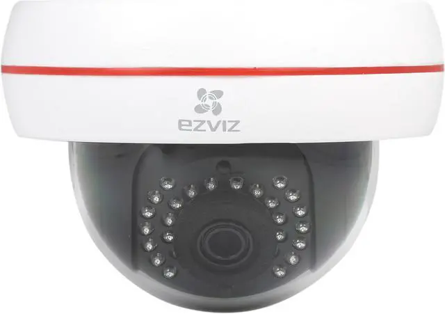 Alt view image 2 of 4 - EZVIZ Husky HD 1080p Outdoor Wi-Fi or PoE Video Security Dome Camera, 16 GB MicroSD, Works with Alexa using IFTTT (3 Pack)