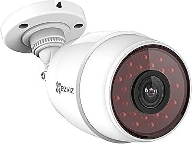 Alt view image 2 of 5 - EZVIZ HuskyC HD 720p Outdoor Wi-Fi Video Security Bullet Camera, Works with Alexa, 100 ft. IR Night Vision, Weatherproof IP66
