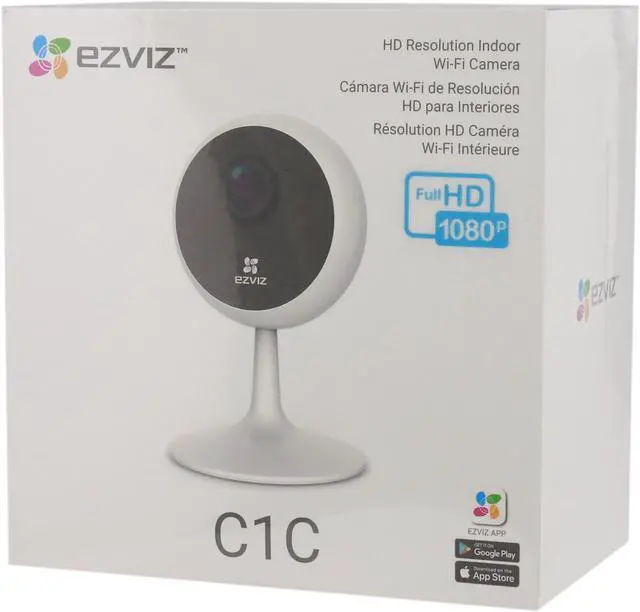 Alt view image 8 of 8 - EZVIZ C1C HD 1080p - Indoor WIFI Security Camera, Smart Motion Detection Zones, Full Duplex Two-Way Audio, 40ft Night Vision 2.4GHz WiFi Supports MicroSD Card up to 256GB