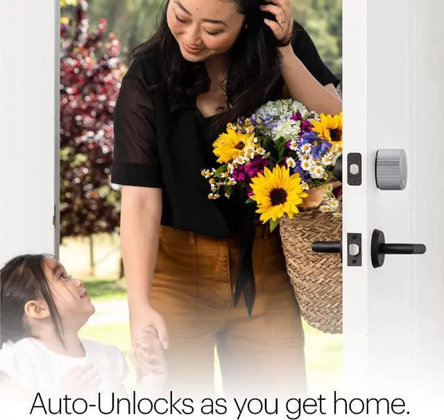 Alt view image 4 of 11 - August Home, Wi-Fi Smart Lock (4th Generation)– Fits Your Existing Deadbolt in Minutes, Silver
