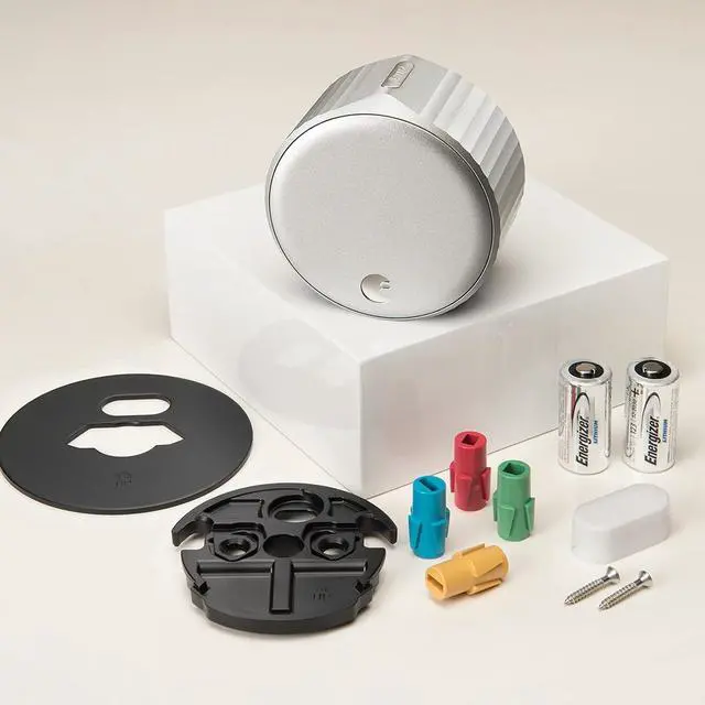 Alt view image 10 of 11 - August Home, Wi-Fi Smart Lock (4th Generation)– Fits Your Existing Deadbolt in Minutes, Silver