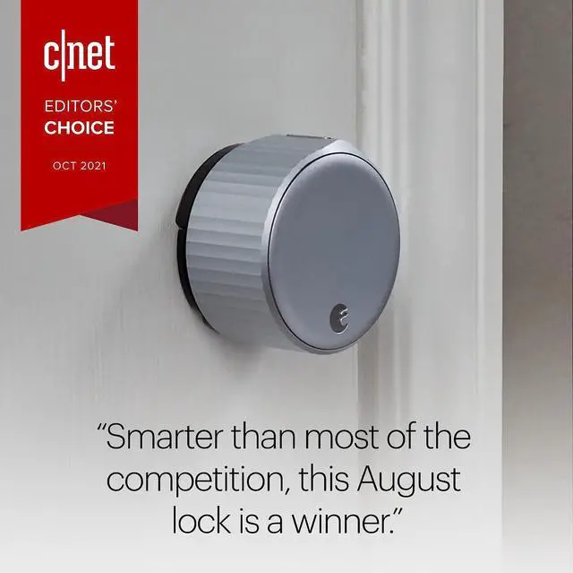 Alt view image 11 of 11 - August Home, Wi-Fi Smart Lock (4th Generation)– Fits Your Existing Deadbolt in Minutes, Silver
