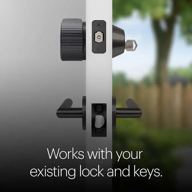 Alt view image 2 of 9 - August Home, Wi-Fi Smart Lock (4th Generation) – Fits Your Existing Deadbolt in Minutes, Matte Black