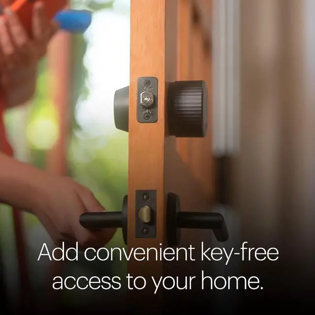Alt view image 3 of 9 - August Home, Wi-Fi Smart Lock (4th Generation) – Fits Your Existing Deadbolt in Minutes, Matte Black