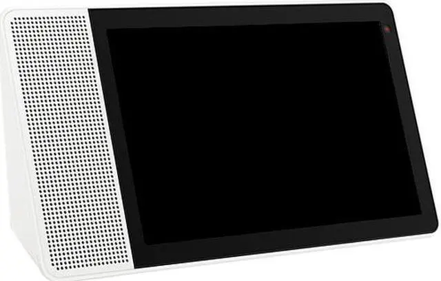 Alt view image 2 of 2 - Lenovo 10" Smart Display with the Google Assistant (White front and Bamboo back)