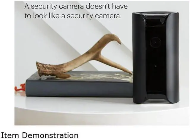 Alt view image 2 of 6 - Canary CAN100USBK-R Wireless All-in-One Home Security Device - Black
