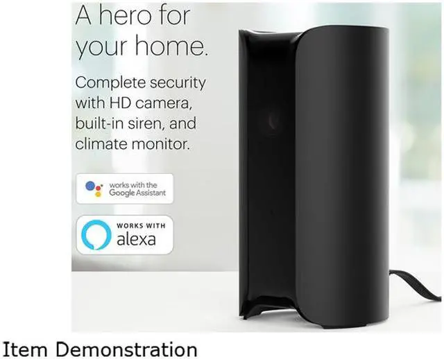 Alt view image 3 of 6 - Canary CAN100USBK-R Wireless All-in-One Home Security Device - Black