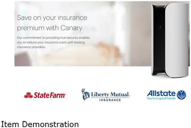 Alt view image 6 of 6 - Canary CAN100USBK-R Wireless All-in-One Home Security Device - Black