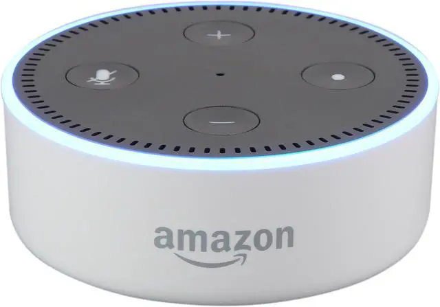 Alt view image 3 of 19 - Amazon Echo Dot - White