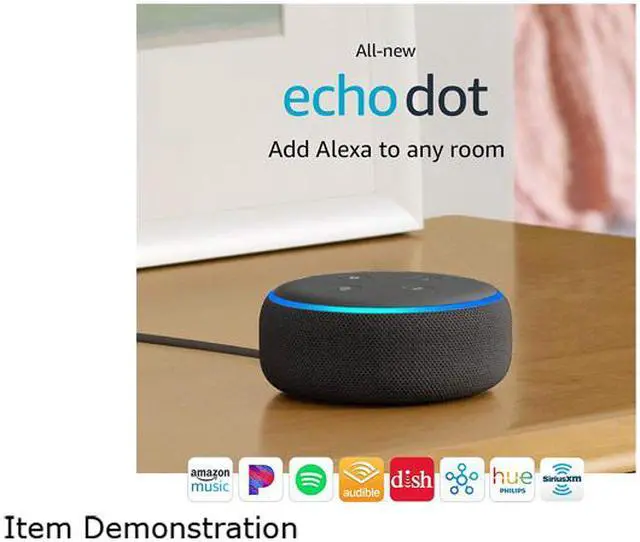 Alt view image 9 of 10 - Amazon B0792KTHKJ All-new Echo Dot (3rd Gen) - Smart Speaker with Alexa (Charcoal)