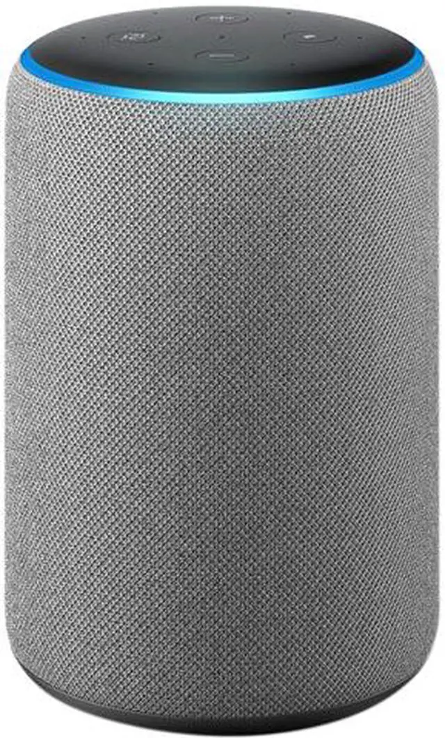 Main image of Amazon 53-010620 Echo Plus (2nd Gen) - Premium Sound with Built-in Smart Home Hub - Heather Gray