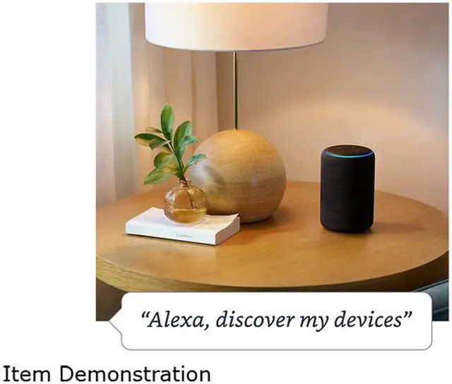 Alt view image 3 of 5 - Amazon 53-010620 Echo Plus (2nd Gen) - Premium Sound with Built-in Smart Home Hub - Heather Gray