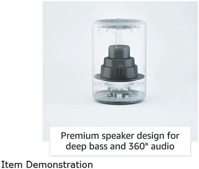 Alt view image 4 of 5 - Amazon 53-010620 Echo Plus (2nd Gen) - Premium Sound with Built-in Smart Home Hub - Heather Gray