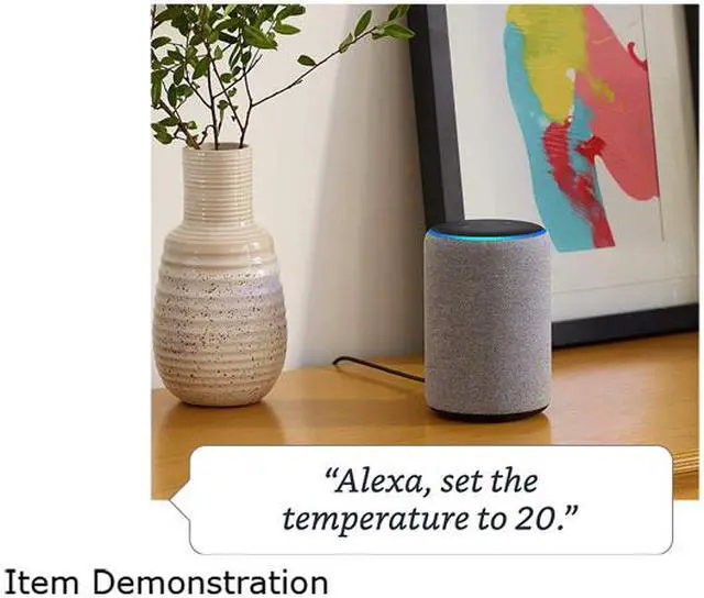 Alt view image 5 of 5 - Amazon 53-010620 Echo Plus (2nd Gen) - Premium Sound with Built-in Smart Home Hub - Heather Gray