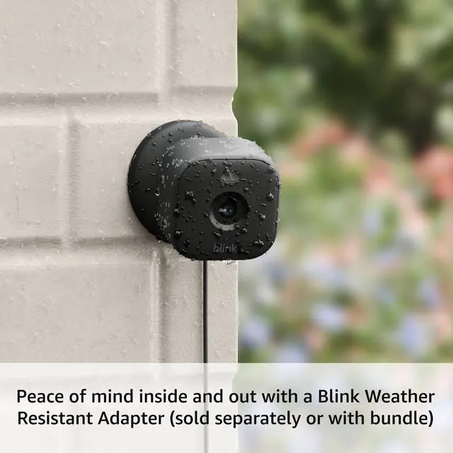 Alt view image 4 of 4 - Blink Mini 2 Plug-in Smart Security Camera - 2 Camera (Black)