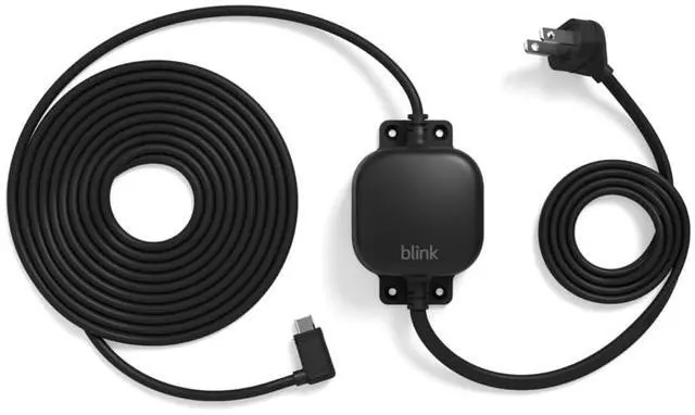 Main image of Blink KDL-B0CBL74PGS Weather Resistant 13ft Power Adapter for Blink Mini 2 and Blink Outdoor 4 (Black)