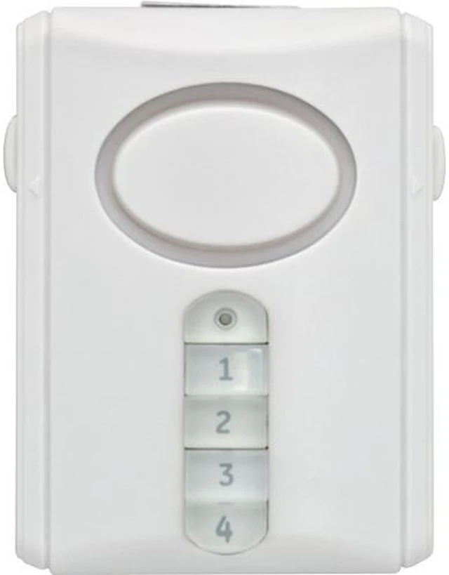 GE 45117 Wireless Door Alarm with Programmable Keypad - Newegg.com