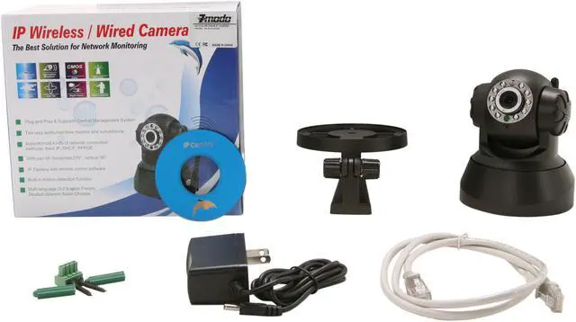 Alt view image 5 of 5 - Zmodo CM-I11123BK Wireless WiFi IR Pan Tilt Network Camera