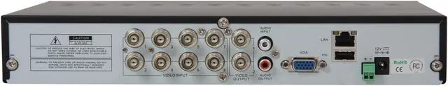 Alt view image 4 of 9 - Zmodo PKD-DK0866-500GB 8Ch DVR with 500GB HD & 4 CMOS IR 480 TVL Cam Kit