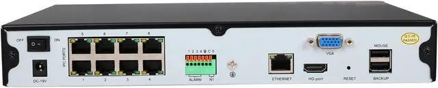 Alt view image 4 of 11 - Zmodo ZM-SS718-1TB 8 CH NVR + 8 HD 720P Day/Night Outdoor sPoE IP Camera w/ 1TB HDD Smartphone Scan QR Code Quick Remote Access