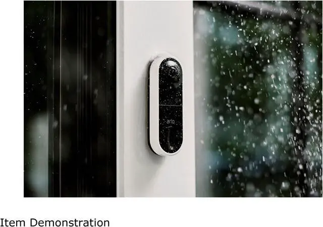 Alt view image 6 of 9 - Arlo Essential Wired Video Doorbell - HD Video, 180° View, Night Vision, 2 Way Audio, DIY Installation (wiring required), Security Camera, Doorbell Camera, Home Security Cameras, White - AVD1001