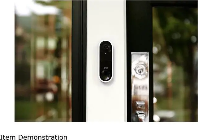 Alt view image 7 of 9 - Arlo Essential Wired Video Doorbell - HD Video, 180° View, Night Vision, 2 Way Audio, DIY Installation (wiring required), Security Camera, Doorbell Camera, Home Security Cameras, White - AVD1001