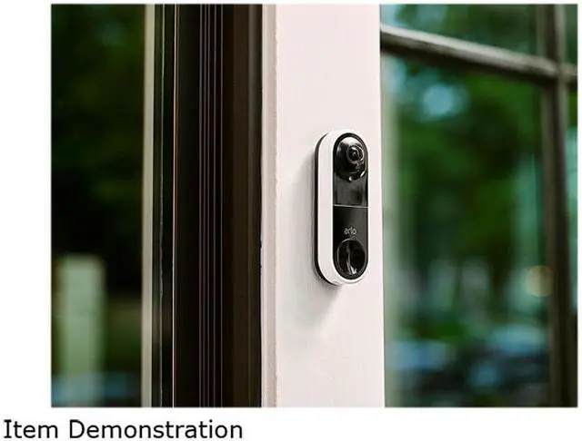 Alt view image 4 of 5 - Arlo AVD1001-100CNS Wired Smart Video Doorbell - HD Video - Black