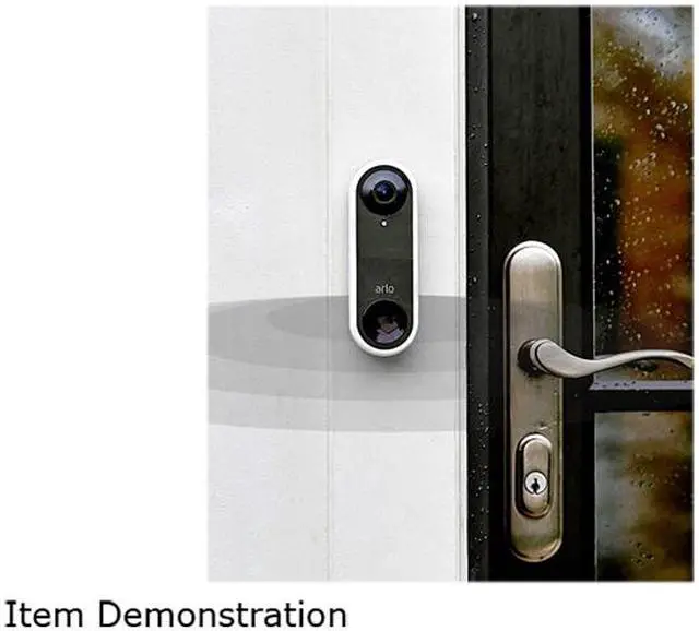 Alt view image 5 of 5 - Arlo AVD1001-100CNS Wired Smart Video Doorbell - HD Video - Black