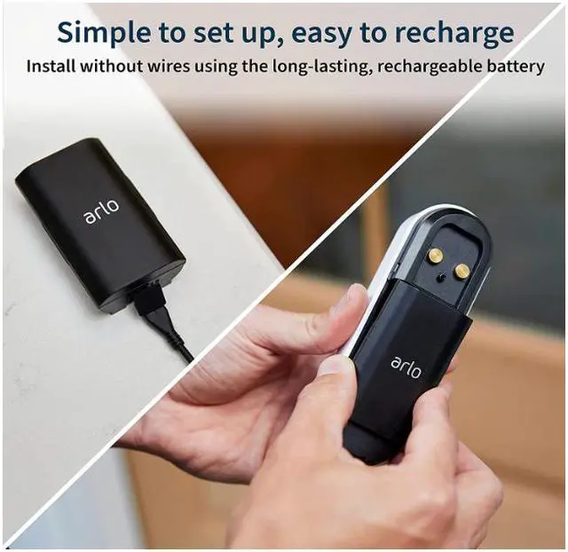 Alt view image 5 of 6 - Arlo Essential Wire-Free Video Doorbell - HD Video, 180° View, Night Vision, 2 Way Audio, Direct to Wi-Fi No Hub Needed, Wire Free or Wired, White - AVD2001