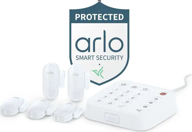 Main image of Arlo - Home Security System with Wired Keypad Sensor Hub and (2) 8-in-1 Sensors - SS1501-100NAS