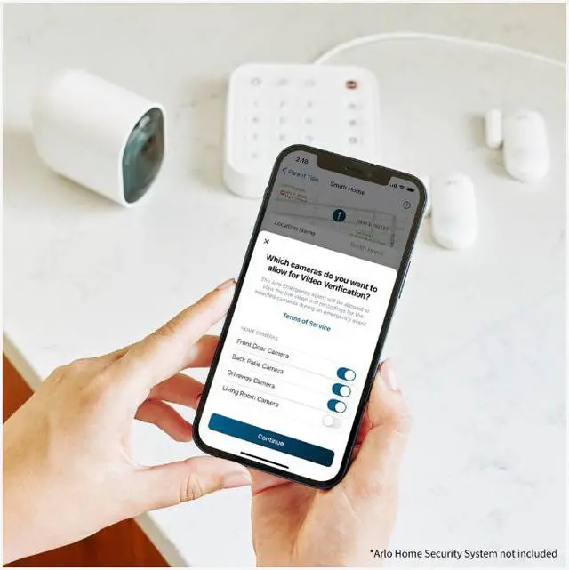 Alt view image 8 of 8 - Arlo Pro 5S 2K Spotlight Camera - 3 Pack Security Cameras Wireless Outdoor, Dual Band Wi-Fi, Color Night Vision, 2-Way Audio, Home Security Cameras, Home Improvement