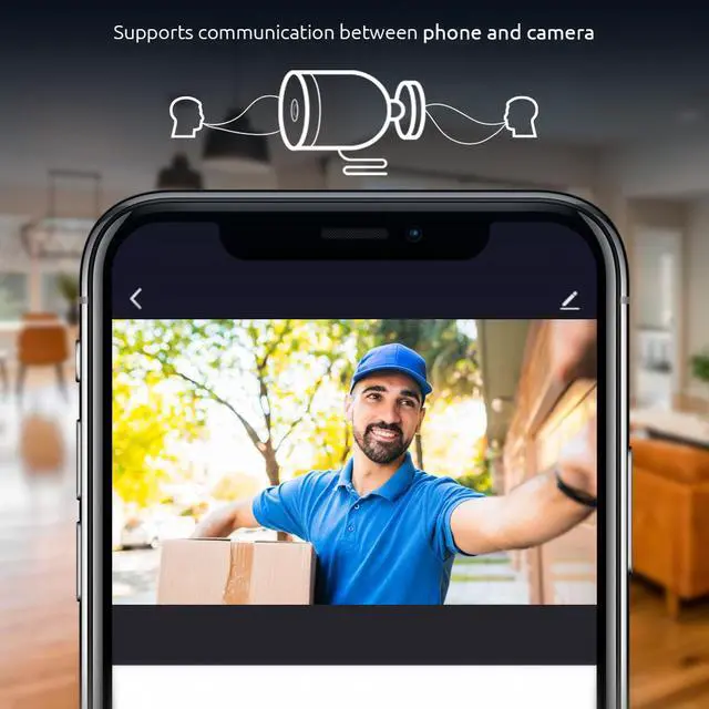 Alt view image 4 of 4 - Nexxt Solutions NHC-O610 1920 x 1080 MAX Resolution Smart Wi-Fi Camera