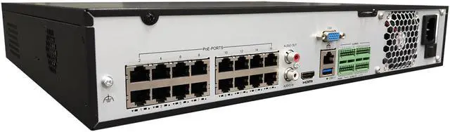 Alt view image 4 of 7 - Gyration CYBERVIEW N32 32-Channel Network Video Recorder with PoE