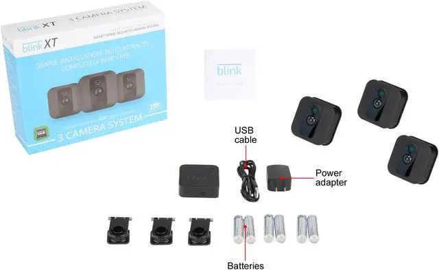 Alt view image 15 of 15 - Blink - XT Home Security Camera System, Motion Detection, HD Video, 2-Year Battery, Free Cloud Storage Included - 3 Camera - Black