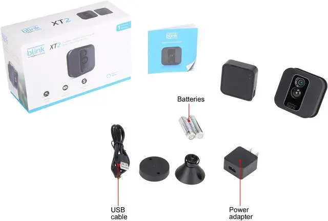 Alt view image 10 of 10 - Blink XT2 Outdoor/Indoor Smart Security Camera - 1 Camera Kit with cloud storage included, 2-way audio, 2-year battery life