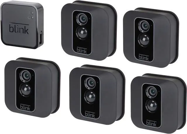 Alt view image 2 of 10 - Blink XT2 Outdoor/Indoor Smart Security Camera - 5 Camera Kit with Cloud Storage Included, 2-way Audio, 2-year Battery Life