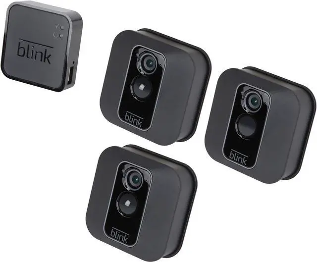 Alt view image 2 of 10 - Blink XT2 Outdoor/Indoor Smart Security Camera - 3 Camera Kit with Cloud Storage Included, 2-way Audio, 2-year Battery Life