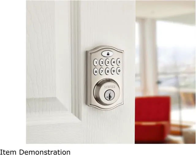 Alt view image 3 of 4 - Weiser 9GED18000-008 SmartCode 10 Traditional with Zigbee Electronics - Zigbee Electronic Lock in Satin Nickel