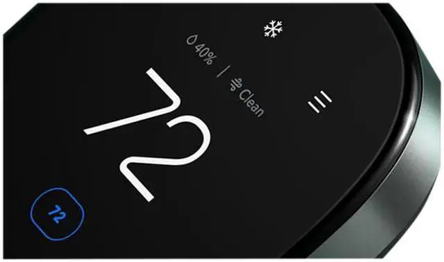 Alt view image 2 of 7 - ecobee New Smart Thermostat Premium with Smart Sensor and Air Quality Monitor - Programmable Wifi Thermostat - Works with Siri, Alexa, Google Assistant