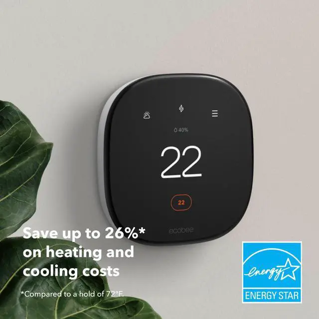 Alt view image 5 of 11 - Ecobee Smart Thermostat Enhanced, EB-STATE6LC-01