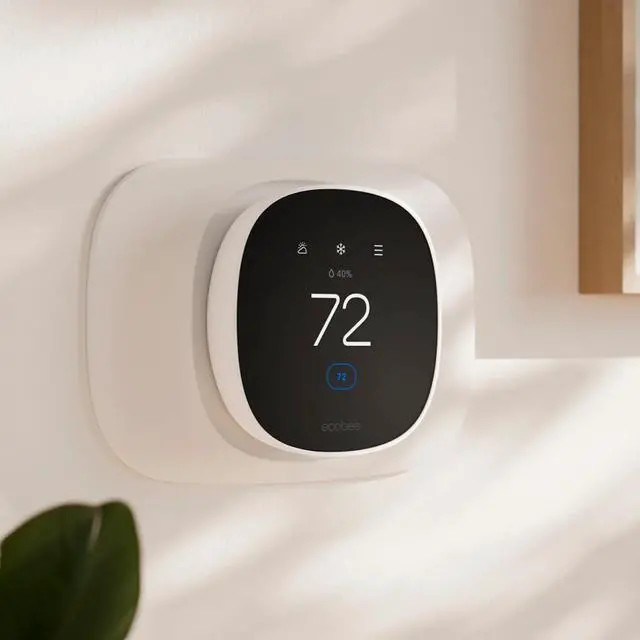 Alt view image 3 of 3 - ECOBEE Smart Thermostat Essential Trim Kit, Trim plate compatible with Smart Thermostat Essential