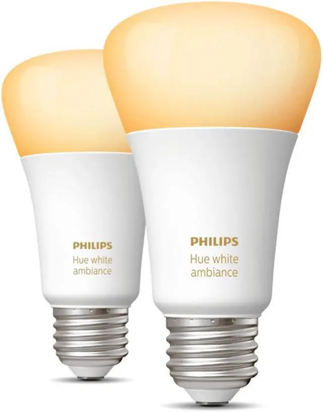 Alt view image 2 of 4 - Philips Hue A19 - E26 smart bulb - 60 W (2-pack)