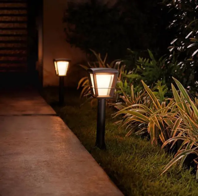 Alt view image 4 of 5 - Philips Hue 1745730V7 Econic Outdoor Pedestal