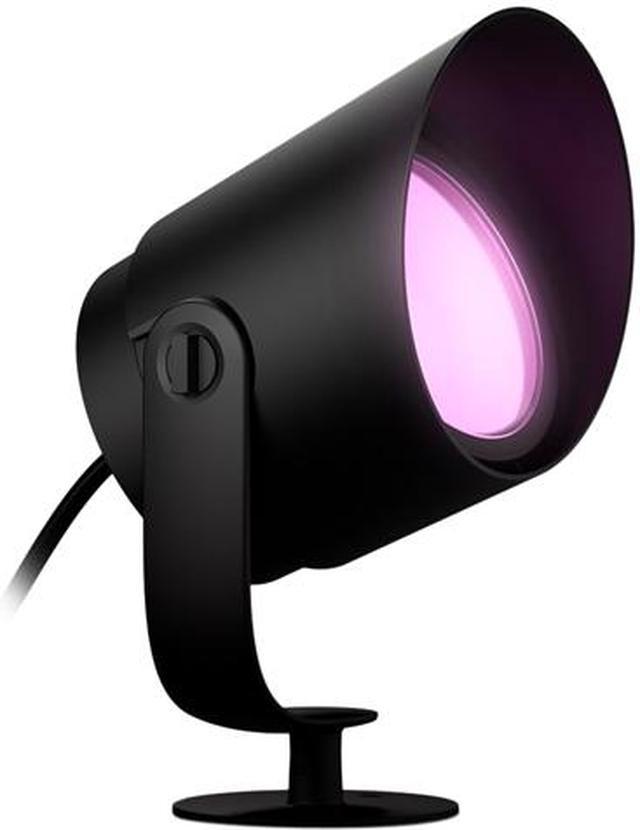 Philips Hue Lily Outdoor 8-Watt Black Low Voltage Plug-in Smart LED Spot  Light Kit in the Spot & Flood Lights department at