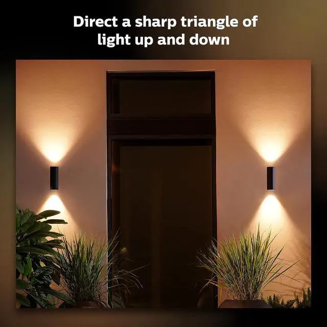 Alt view image 3 of 6 - Philips Hue 1746330V7 Appear Outdoor Wall Light