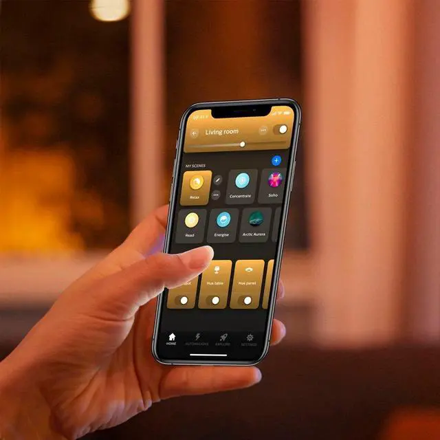 Alt view image 6 of 6 - Philips Hue 563007 10.5W A19 E26 Bluetooth Smart Bulb